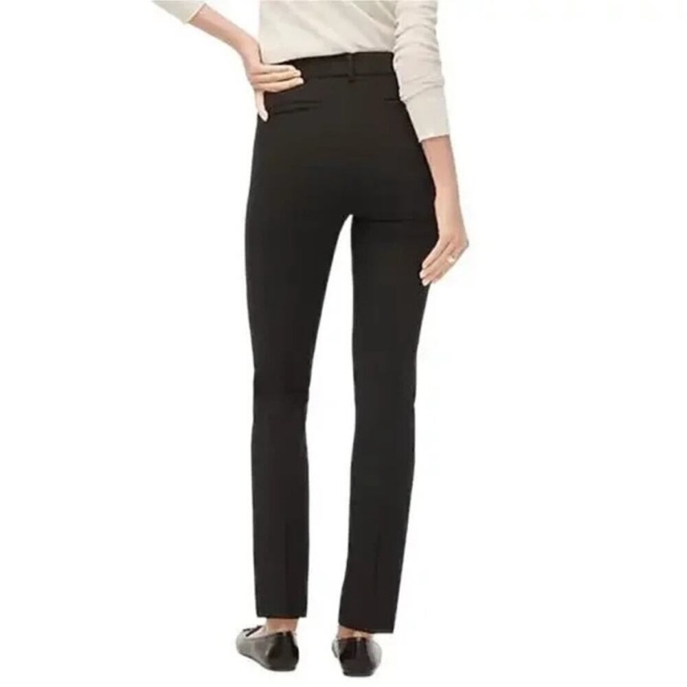 J. Crew Tall Trouser Slim Fit Mid Rise Full Length Pant Black NWT  4 Tall - Picture 2 of 7